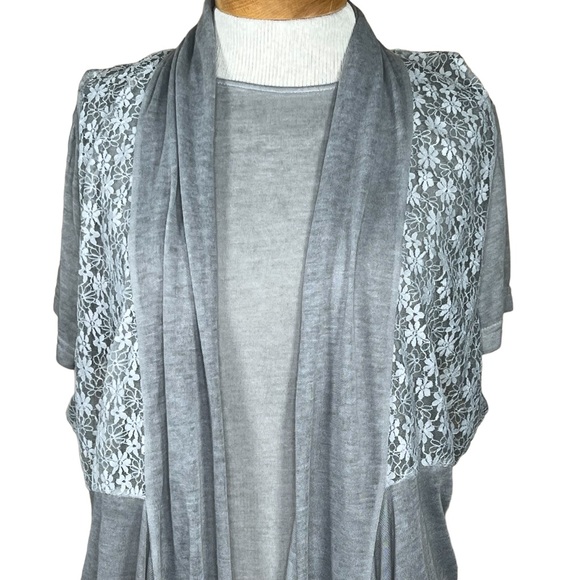 Simply Couture Tunic Length Lace & Knit Vest With Top 1XL May Fit L/XL N… - Picture 2 of 15